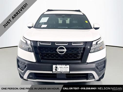 Glacier White 2023 Nissan Pathfinder Rock Creek 4WD