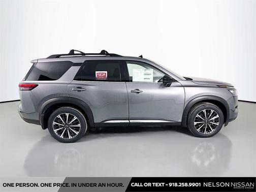 Gun Metallic 2026 Nissan Pathfinder Platinum