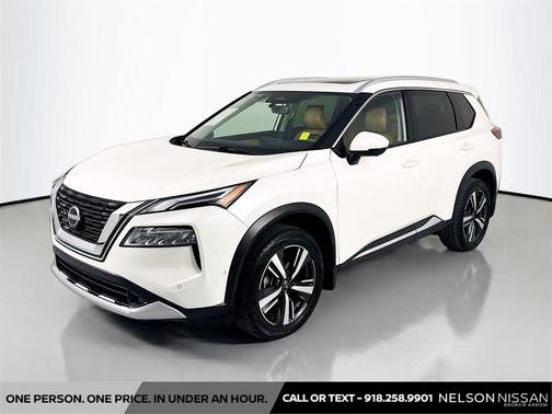Pearl White Tricoat 2023 Nissan Rogue Platinum