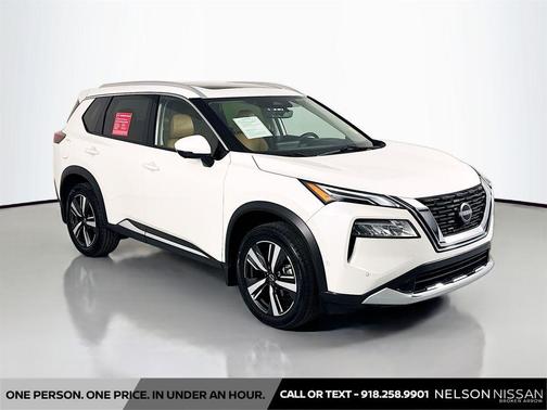 Pearl White Tricoat 2023 Nissan Rogue Platinum