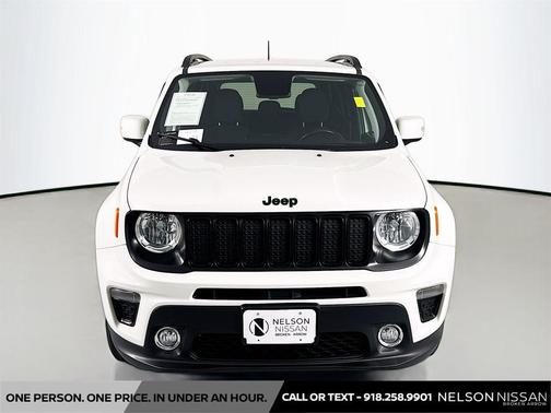 Alpine White Clearcoat 2019 Jeep Renegade Latitude