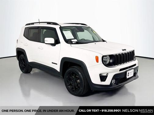 Alpine White Clearcoat 2019 Jeep Renegade Latitude