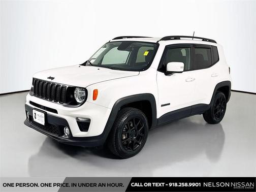 Alpine White Clearcoat 2019 Jeep Renegade Latitude
