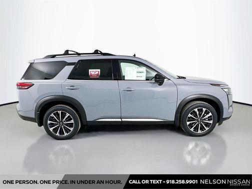 Boulder Gray Pearl 2026 Nissan Pathfinder Platinum