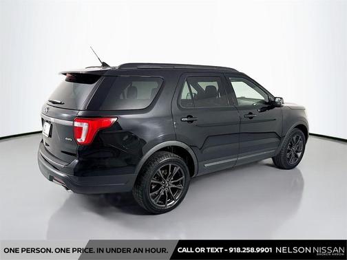 SHADOW BLACK 2018 Ford Explorer XLT