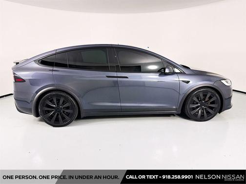 Stealth Grey 2023 Tesla Model X Plaid Tri Motor All-Wheel Drive
