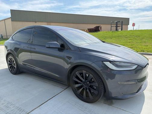 Stealth Grey 2023 Tesla Model X Plaid Tri Motor All-Wheel Drive