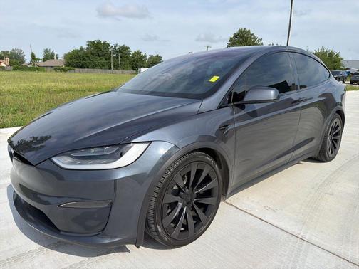 Stealth Grey 2023 Tesla Model X Plaid Tri Motor All-Wheel Drive