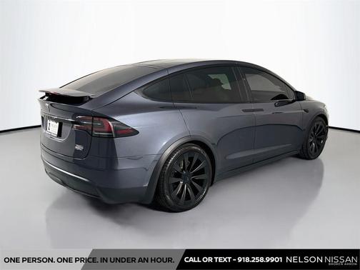 Stealth Grey 2023 Tesla Model X Plaid Tri Motor All-Wheel Drive