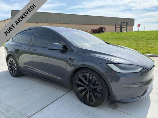 Stealth Grey 2023 Tesla Model X Plaid Tri Motor All-Wheel Drive