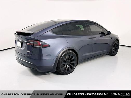 Stealth Grey 2023 Tesla Model X Plaid Tri Motor All-Wheel Drive