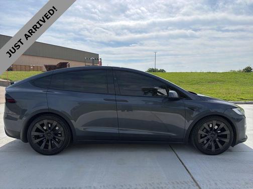 Stealth Grey 2023 Tesla Model X Plaid Tri Motor All-Wheel Drive