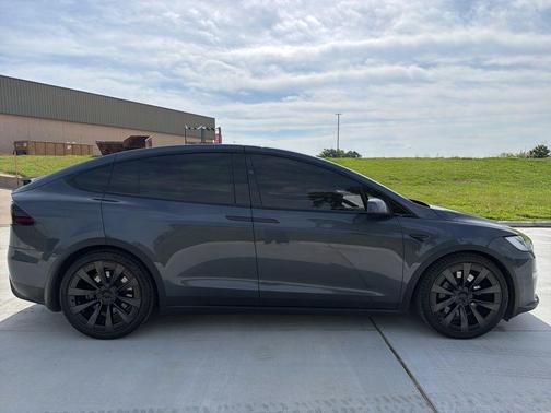 Stealth Grey 2023 Tesla Model X Plaid Tri Motor All-Wheel Drive