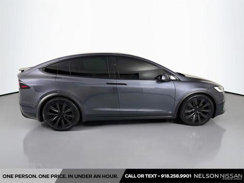 Stealth Grey 2023 Tesla Model X Plaid Tri Motor All-Wheel Drive
