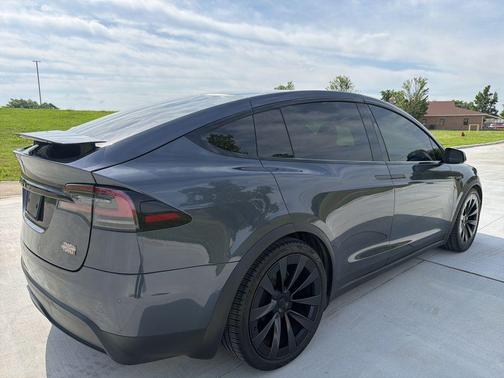 Stealth Grey 2023 Tesla Model X Plaid Tri Motor All-Wheel Drive