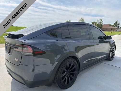 Stealth Grey 2023 Tesla Model X Plaid Tri Motor All-Wheel Drive