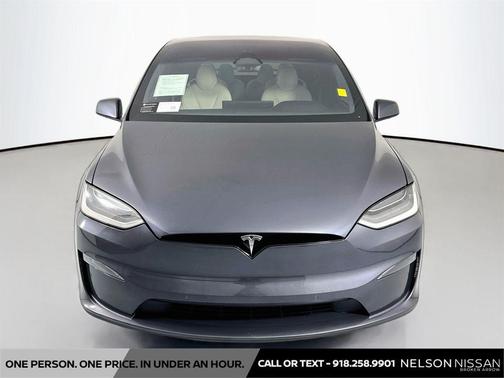 Stealth Grey 2023 Tesla Model X Plaid Tri Motor All-Wheel Drive