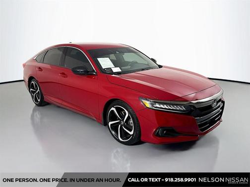 San Marino Red 2021 Honda Accord Sport 1.5T