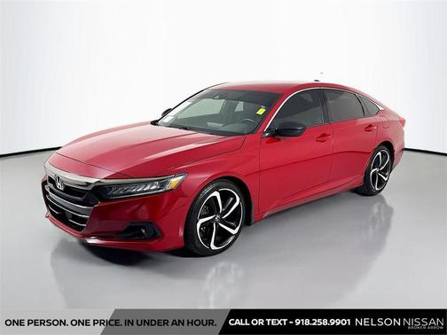 San Marino Red 2021 Honda Accord Sport 1.5T
