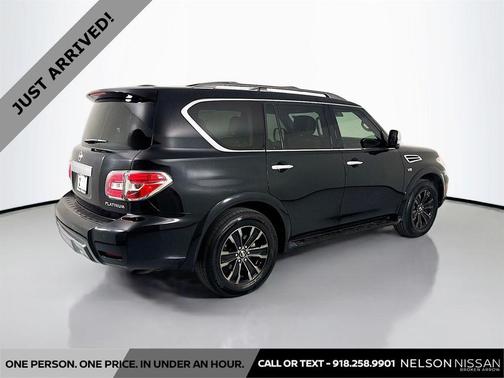 Super Black 2019 Nissan Armada Platinum