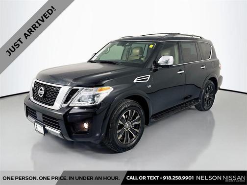 Super Black 2019 Nissan Armada Platinum