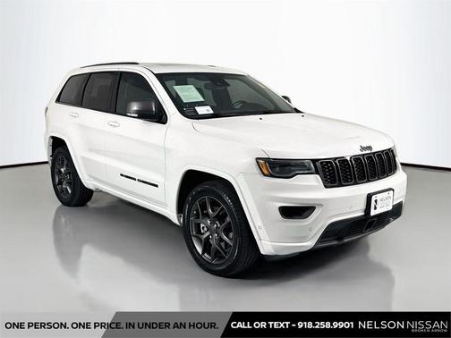 Bright White Clearcoat 2021 Jeep Grand Cherokee 80th Anniversary 4x2
