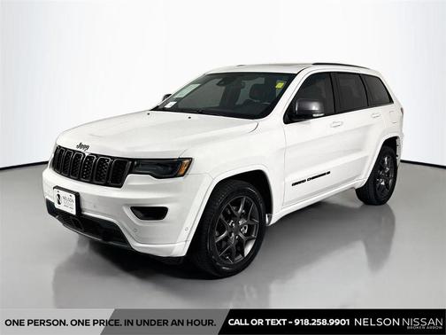 Bright White Clearcoat 2021 Jeep Grand Cherokee 80th Anniversary 4x2