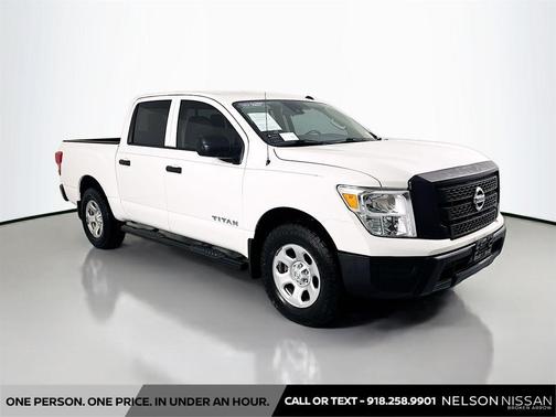 Glacier White 2021 Nissan Titan S