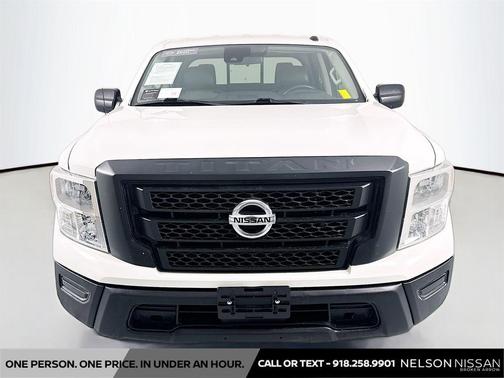 Glacier White 2021 Nissan Titan S