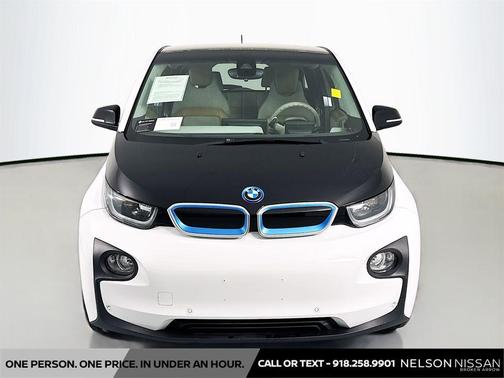 Capparis White w/BMW i Frozen Blue Accent 2016 BMW i3 Base w/Range Extender