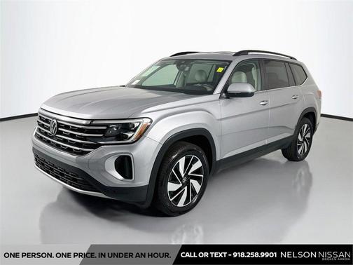 Silver Mist Metallic 2024 Volkswagen Atlas 2.0T SE w/Technology 4MOTION