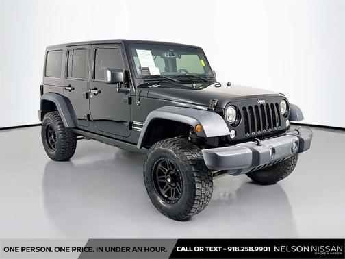 Black Clearcoat 2016 Jeep Wrangler Unlimited Sport