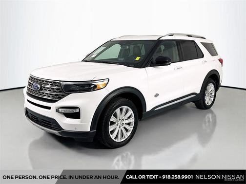 STAR WHITE MET TRI-COAT 2022 Ford Explorer King Ranch