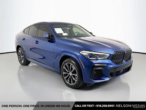 Phytonic Blue Metallic 2022 BMW X6 xDrive40i