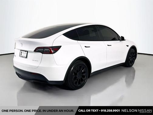 Pearl White Multi-Coat 2021 Tesla Model Y Long Range Dual Motor All-Wheel Drive