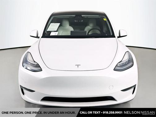 Pearl White Multi-Coat 2021 Tesla Model Y Long Range Dual Motor All-Wheel Drive
