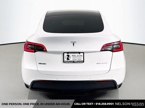 Pearl White Multi-Coat 2021 Tesla Model Y Long Range Dual Motor All-Wheel Drive