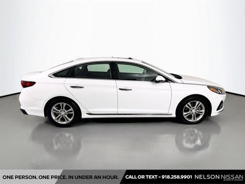 Quartz White Pearl 2018 Hyundai SONATA Sport
