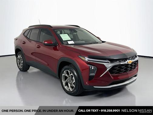 Crimson Metallic 2025 Chevrolet Trax LT