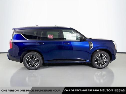 Deep Ocean Blue Pearl 2026 Nissan Armada Platinum Reserve