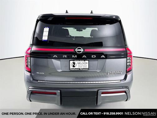 Gun Metallic/Super Black 2026 Nissan Armada Platinum Reserve