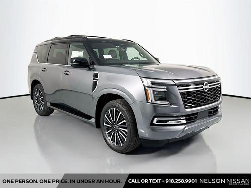 Gun Metallic/Super Black 2026 Nissan Armada Platinum Reserve