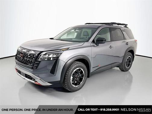 Gun Metallic 2026 Nissan Pathfinder Rock Creek