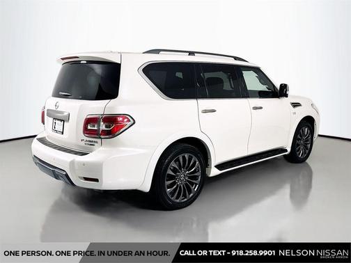 Pearl White Tricoat 2020 Nissan Armada Platinum 4WD
