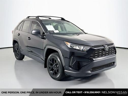 Midnight Black Metallic 2021 Toyota RAV4 LE