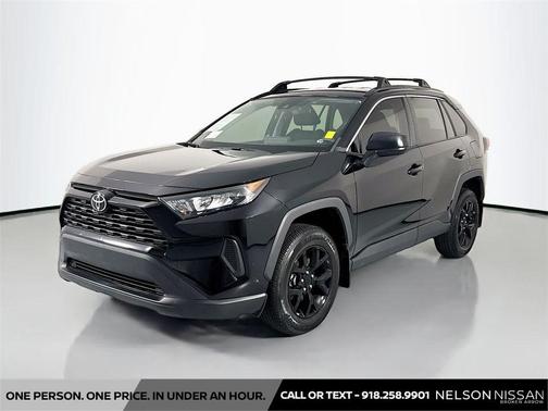 Midnight Black Metallic 2021 Toyota RAV4 LE