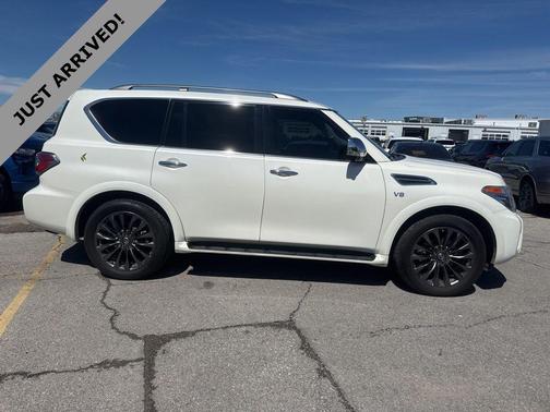 Pearl White Tricoat 2020 Nissan Armada Platinum 4WD
