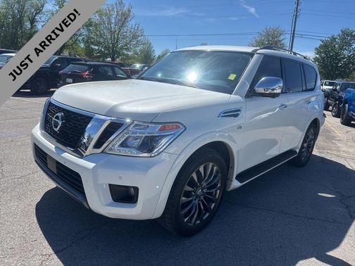 Pearl White Tricoat 2020 Nissan Armada Platinum 4WD