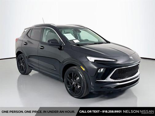 Ebony Twilight Metallic 2025 Buick Encore GX Sport Touring