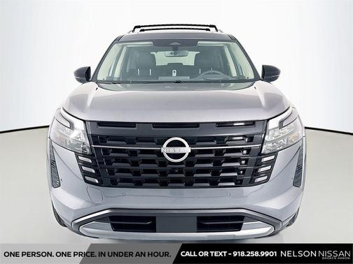 Gun Metallic 2026 Nissan Pathfinder Platinum